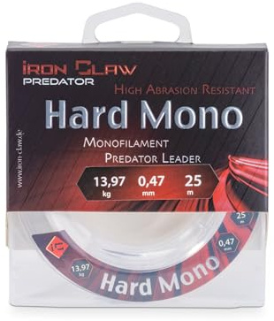 Sänger Top Tackle Systems Hard Mono von Iron Claw in Transp. Clear 25m Verschiedene Grössen (Ø 0,47mm / 13,97kg)