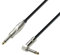 Adam Hall Cables 3 STAR IPR 0600 - Cable de Instrumento de Jack 6,3 mm mono a Jack 6,3 mm mono acodado 6 m