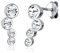 Elli Ohrringe Damen Ohrstercker Basic Geo mit Kristallen in 925 Sterling Silber