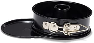 Patisse Classic Black - Tortiera apribile con 2 basi, 12 cm, Colore: Nero, Confezione da 2 Pezzi