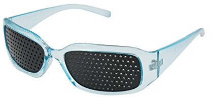 4sold Schwarz Sehvermögen Verbesserung Vision Care Übung Brillen Brille Marke 4sold Gr. One Size, Schwarz - Blue