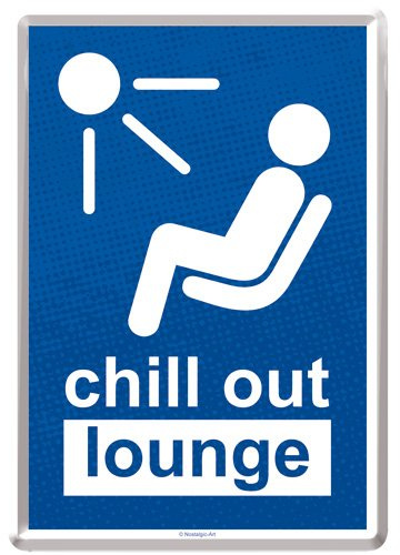 Nostalgic-Art Chill Out Lounge, Blechpostkarte 10 x 14 cm