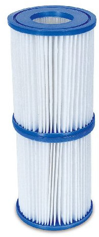 Bestway Flowclear, Größe II, Filter-Kartusche, 10,7 x 13,7 cm für Swimmingpools, 2 Filters