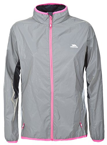 Trespass Damen Wasserdichte Regenjacke Aus Vollständig Reflektivem Material Lumi, Silver Reflective, S, FAJKRAL20007_SVRS