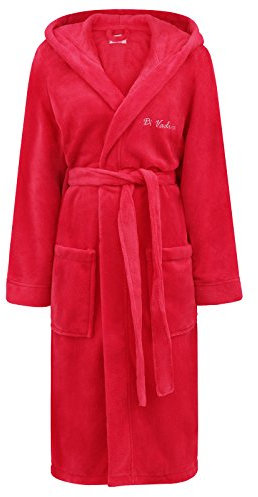 Di Vadini DV-01 Unisex Bademantel, S, Rot