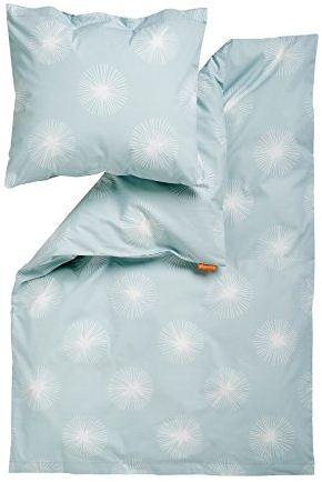 Leander Bettwäsche Kinderbettwäsche Flora 100x135 cm - Misty Blue - Original