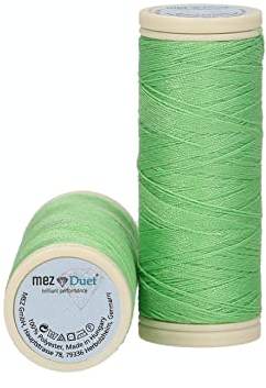 MEZ Duet Stärke 100 4644100-04200 grün Nähgarn, 100 % Polyester, 50m