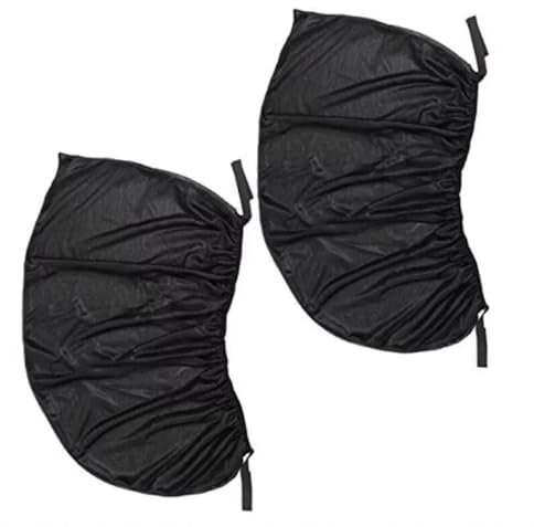 ICECAR Tendine Parasole Auto Bambini Originali - Nuovo Tessuto 130g/m² Premium Royal Stretch 2021 - Protezione Raggi solari UV, Insetti, Privacy - Misura Universale - 2 Pezzi