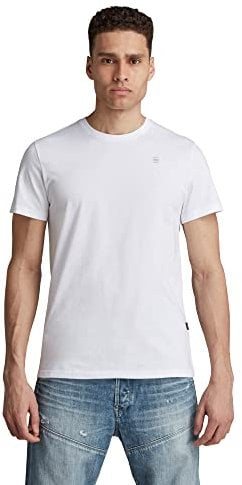 G-STAR Base-S T-Shirt Camiseta, Blanco (White D16411-336-110), XL Hombre
