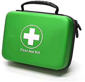 SHBC Kompaktes Erste-Hilfe-Set (228 Stück) Entwickelt für Familien-Notfälle. Wasserdichte EVA Case&Bag ist ideal für das Auto, Boot, Wandern, Reisen, Büro, Sport, Jagd. Beschütze deine Lieben, Grün