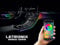 LETRONIX RGB LED Ambientebeleuchtung *Wired Serie* 4 LED Module 6M Lichtleiter mit Bluetooth App Steuerung Auto Innenraumbeleuchtung EL-Wire (LETRONIX *Wired Serie* 4 LED Module)