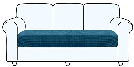 TAOCOCO Sofa Sitzkissenbezug, Elastischer Sofa Sitzkissenbezüge, Ajustable, Waschbar, Protection Meubles Couvre Pour Canapé (Ozeanblau,3 Sitzer)