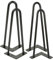 Vendeur pro Lot de 4 Pieds de Table pour Meuble Scandinave, 4pcs Pied de Table Metal avec 2 Tiges pour Table Basse et Tabouret