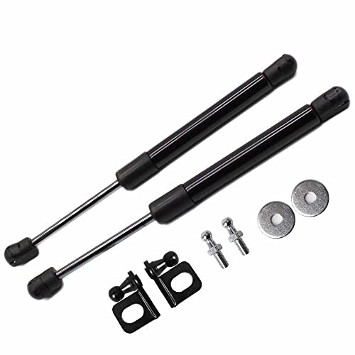 JINGLINGKJ Motorhaubendämpfer für Mitsubishi Carisma 1995–2004, Motor-Modifizierstreben, Hebeunterstützung, 2 Stück (schwarz)