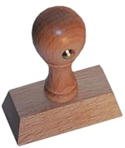 Kontierungsstempel auf Stempelholz, Größe 50X30 mm, Büro, Buchungsstempel, Gebucht