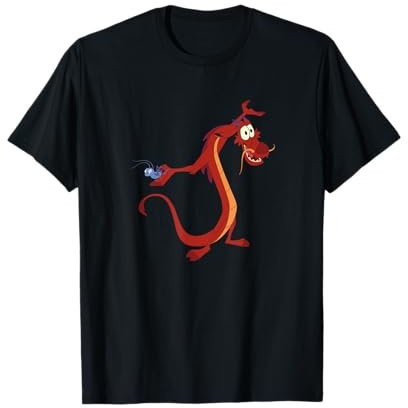 Disney Mulan Mushu Dragon And Cri-Kee Cricket T-Shirt