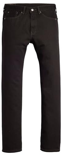 Levi's Herren 505 Regular Fit StraightJeans , Black 37743, 33W / 30L