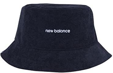 New Balance Damen und Herren Frottee Lifestyle Bucket Hat, schwarz, Einheitsgröße
