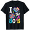 Vêtements rétro des années 80 pour femme T-Shirt