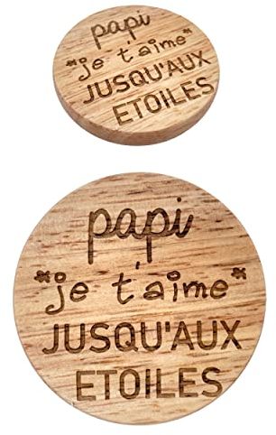 ERNESTINE - Décapsuleur magnétique Papi je t'aime - cadeau fête des grands pères et fête des pères - cadeau papi accessoire homme - ouvre bouteille famille - cadeau homme anniversaire Noël naissance