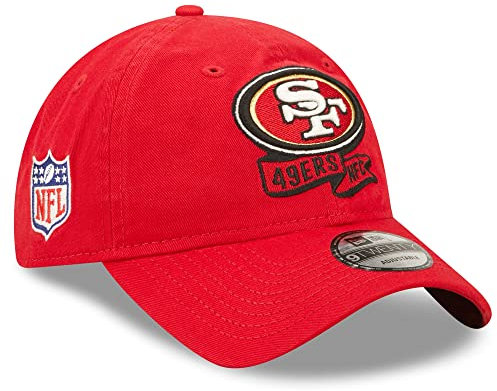 New Era Youth Scarlet San Francisco 49ers 2022 Sideline Adjustable 9TWENTY Hat
