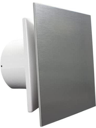 Fantronix NAZAIR 4 inch Powerful Extractor with Humidity Sensor and Timer for Smart Controlled Ventilation Moisture Elimination - 100 mm Silent Shower Bathroom Fan for Humid Damp Places