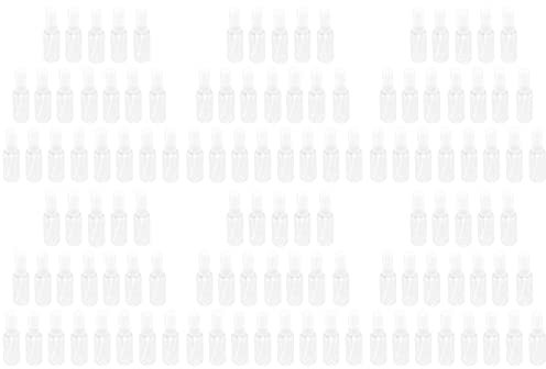 Pavewood 120 pulverizadoras de plástico transparente de 30 ml, transparentes, portátiles, rellenables