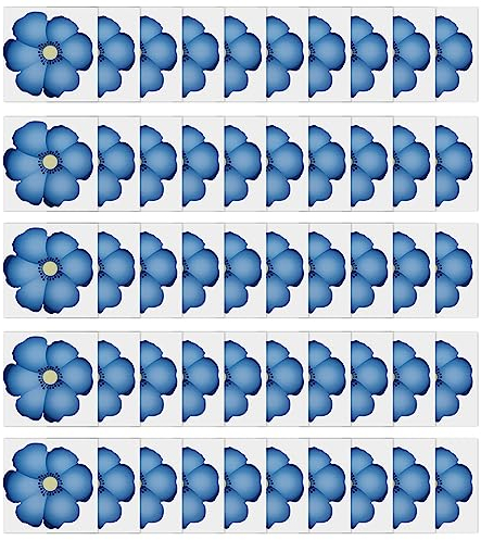 WD&CD 50 Stück Fenster Fliegenfallen Blau, Fruchtfliegenfalle Klebefalle Fenster Obstfliegenfalle Aufkleber Fliegen Falle Papier Fliegenfänger