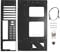 Kopinma Mining Frame Mining ETH Motherboard Bracket Thickened Mining Rig Case Support ITX/Mini ATX for 8 GPU(ATX), Thickened SECC Material, Optimal Heat Dissipation Design