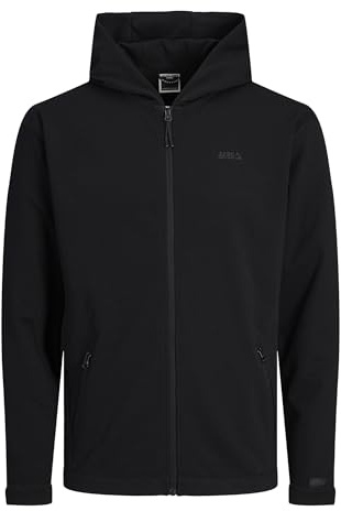 JACK & JONES Schwarz Herren Zipper Jcocloud Sweat Zip Hood Noos S