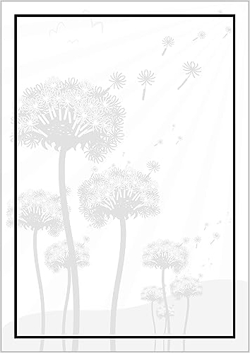 Briefpapier Trauer DIN A4 - Trauerbrief und Kondolenz-Papier 20 Blatt - Motiv Nr. 211 | 200g/m²