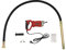 Elektrischer Betonvibrator Beton Vibrator Betonrüttler Flaschenrüttler mit 2M Wellenstab Betonwerkzeuge 220V 60Hz Rot 1100W