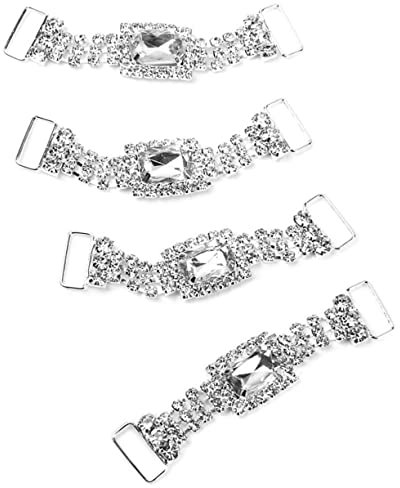 Zerodeko Tischserviettenringe 4 Stück Serviettenbänder Serviettenringe Abendessen Hochzeitsdekoration geschirrtücher Bikinis Serviettenhalter Hochzeit Serviettenkette Kleidung Zubehör Weiß