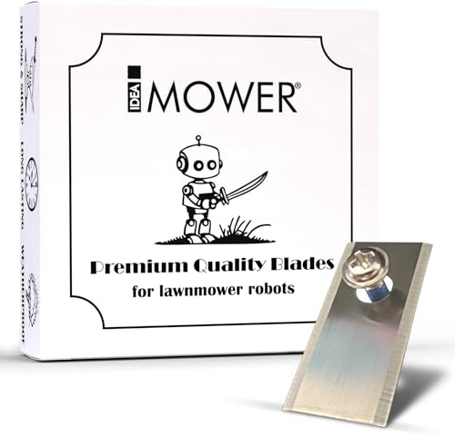 Idea Mower Cuchillas de repuesto para robot cortacésped Premium, compatible con Worx Landroid | Paquete de 30 cuchillas | Cuchillos de larga duración resistentes a la intemperie