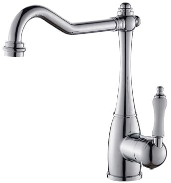 Kitchen Faucet Robinet De Cuisine Par Galvanoplastie Évier Rotatif Évier À Légumes Robinet D'Eau Chaude Et Froide