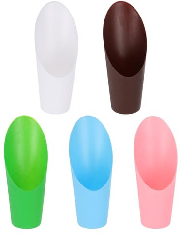 PATIKIL Bonsai Terriccio Palette 5pz Plastica Giardino Pala Invasatura Palette Giardinaggio Attrezzo per Pianta Fiore Succulente 5 Colori