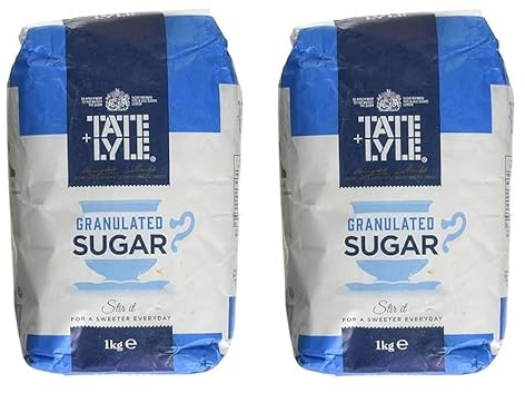 Tate & Lyle's Granulated Sugar 1 kg (Pack of 2)