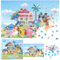 Adventskalender Puzzle 2024 Kinder, 200 Teile Adventskalender 2024/2025 Mädchen Jungen Manga Adventskalender Kreativ Adventskalender Rätsel Kinder Weihnachtspuzzle Puzzle-adventskalender