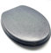 EZ Pack - Luxury Universal 18 MDF Wooden/Plastic/Diamante/Padded Oval Toilet Loo Seat, Adjustable Seat, Soft Close, Stainless Steel Fittings, Easy Install Easy Clean (MDF Silver Glitter)