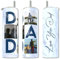 EKAM Personalised Father’s Day Gift for Dad – Custom Photo Tumbler – Personalised Travel Coffee Mug, 20oz Stainless Steel Tumbler Cup with Straw and Lid – Insulated Coffee Cup – Dad Gift