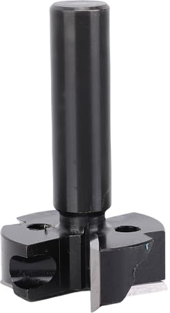 Fabater Professional Spoilboard Surface Router Bit, 4-Wing Carbide Planer Bit for Groove and Processing, 1/2 Round Shank Woodworking Tool