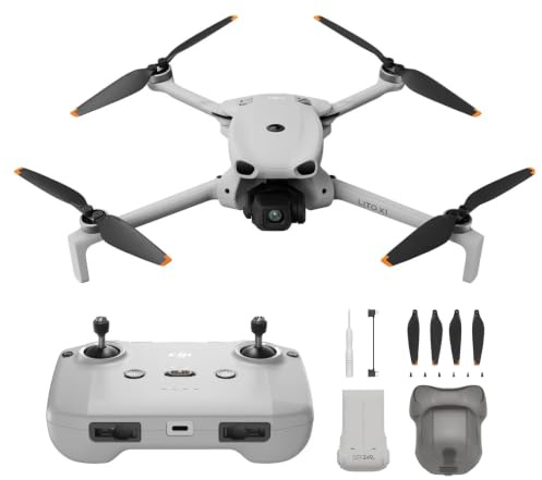 DJI Lito X1 Bundle, 4K Kameradrohne, Hinderniserkennung, | ActiveTrack, 1/1,3-Zoll-Sensor, Geeignet, Leicht & Faltbar, 15 km Videoübertragung, C0