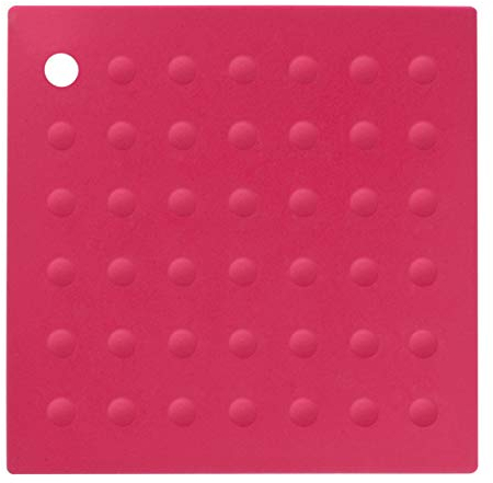 Premier Housewares 0805035 Zing Dessous de Plat Silicone Rose Vif