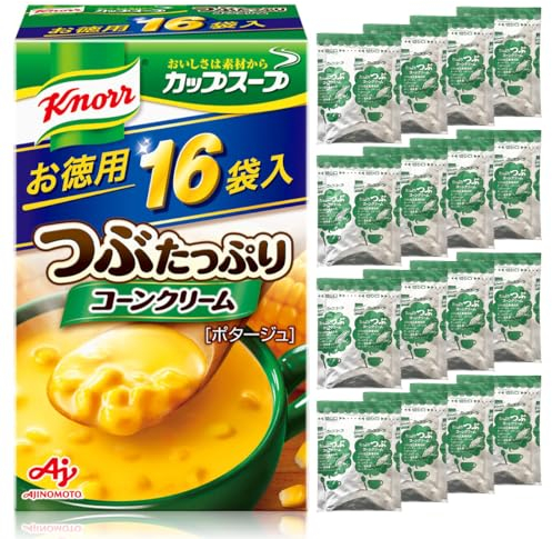 Knorr Cup Soup Crunchy Corn Cream Potage 16 Pieces Japan