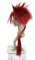 Prettyland Final Fantasy Cosplay lange langhaar-Perücke Reno Spiky Rot Red Anime Manga Wig C413