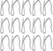 Nydotd Vorhanghaken, Metall, rostfrei, Edelstahl, vernickelt, strapazierfähig, v, Pin-On-Vorhanghaken für Fenstervorhang, Türvorhang und Duschvorhang (3 x 2,5 cm), 58 Stück