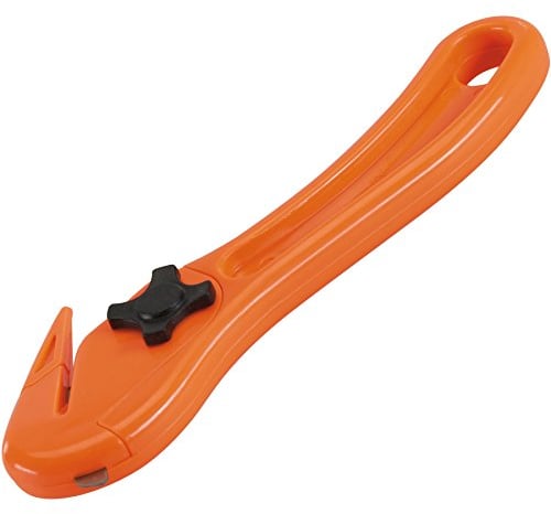 White Hinge 20x Silverline Safety Box Cutters/Film Slitters - High Visibility Package Openers