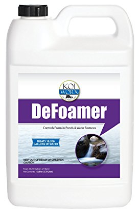 KoiWorx Entschäumer - Gallon- beseitigt Schaum aus dekorativen und zierteichen, sicher für koi