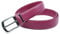 YEHMAN Klassischer 3 cm breiter Gürtel aus Rindspaltleder, verstellbar, silberfarbene Dornschließe 120 cm, fuchsia, 120 cm