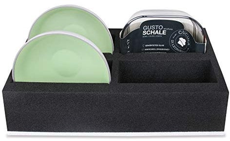 HeoSolution SCHALENHALTER FÜR WOHNMOBILE WOHNWAGEN UND BOOTE Set 2061 Müslischalen